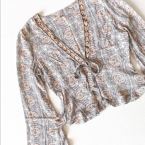 Free People Medallion Printed Blouse - Picture 2 of 12